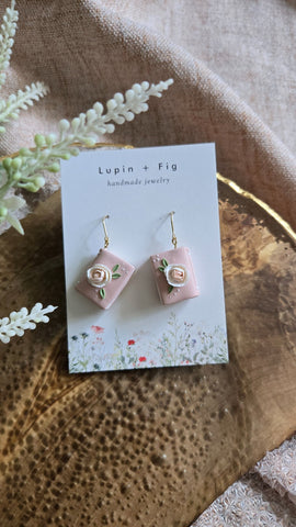 Lupin + Fig - Book Earrings