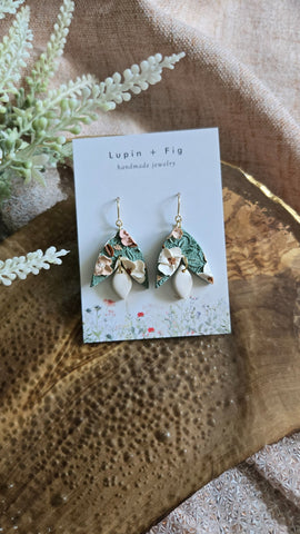 Lupin + Fig - Floral Earrings