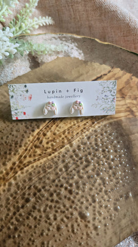 Lupin + Fig - Bunny Studs