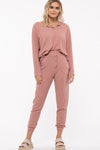 WAVES - WAFFLE LOUNGE PANT - SIENNA - 1