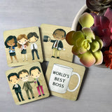 Cherie Ink - Coasters - 6