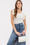 WAVES - EYELET TIE BK TOP - 1