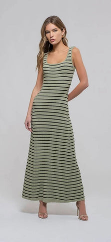 WAVES - STRIPE TANK MAXI - 1