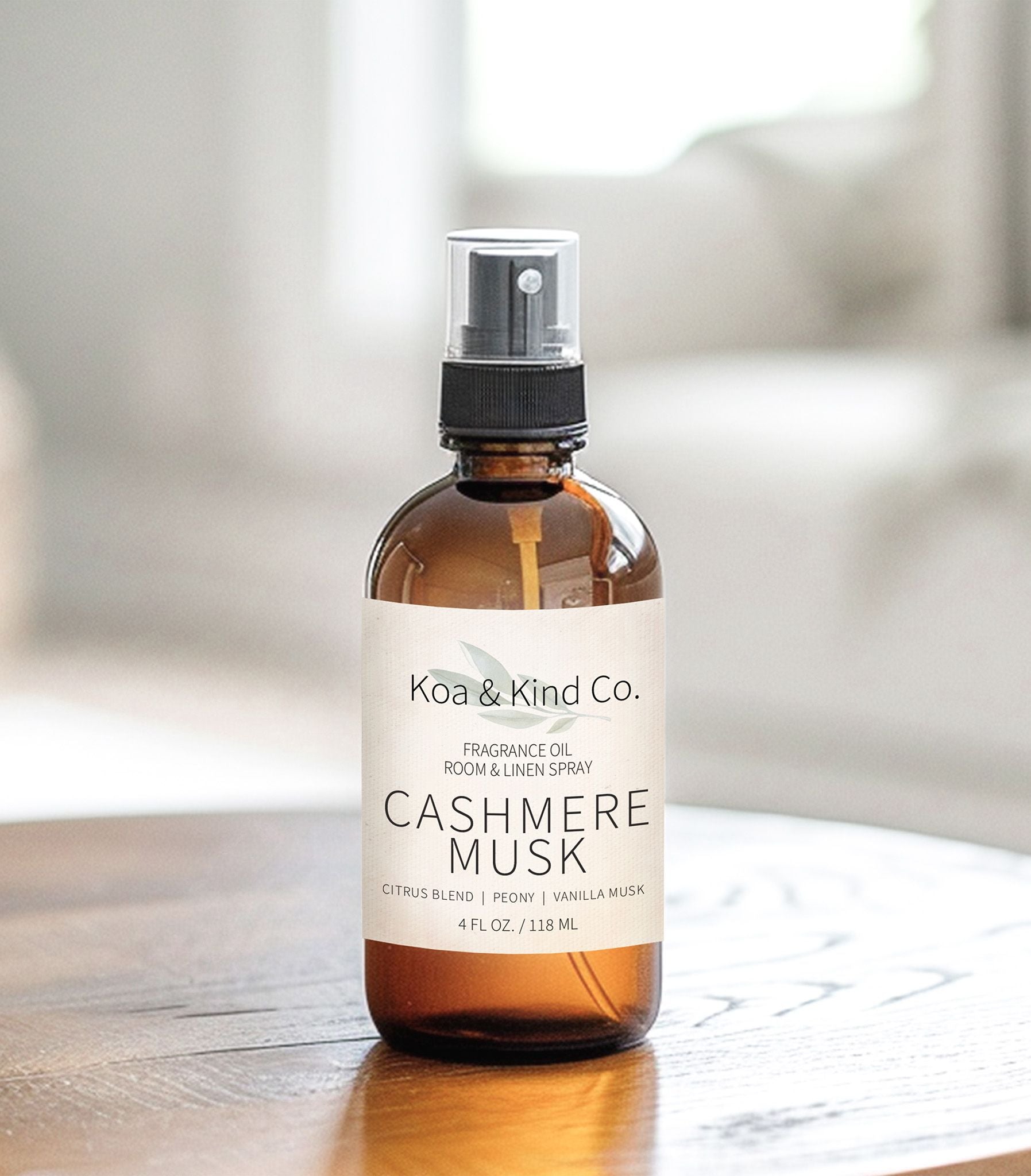 Koa & Kind - Cashmere Musk 4OZ Room Spray - 1