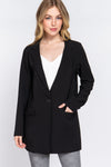 WAVES - SINGLE BUTTON BLAZER - 1