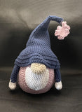 Crafts By Judster - Gnome Blue Flower - 1