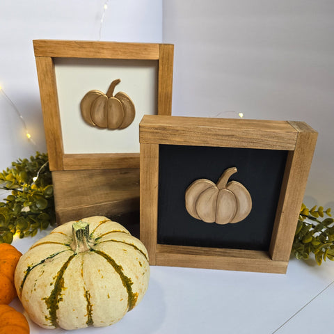 The infinity woodbox-3D pumpkin sign - 1