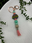 Beauty in the Beads - Dog Mom Era keychain  - 1