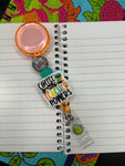 Beauty in the Beads - Coffee/Teacher Badge Reel - 1