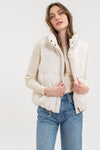 WAVES - PUFFER VEST - IVORY - 1