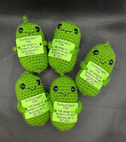 Crafts By Judster - Crochet Emotional Support Pickle - 1