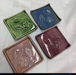 Samantha L Pottery - Square Trinket Dishes - 1