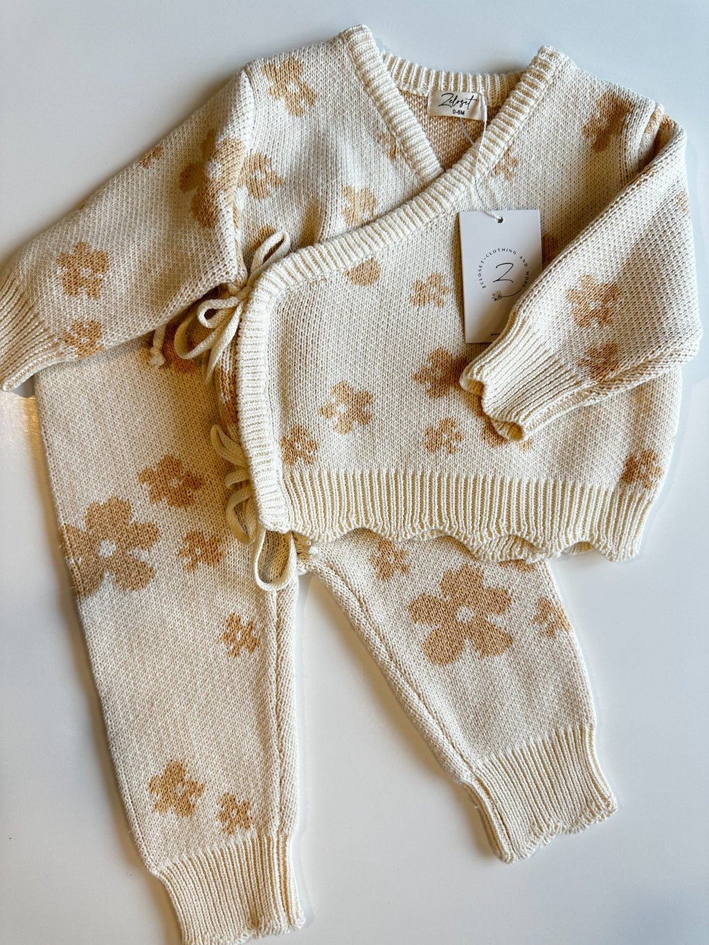 Zcloset- Flower Set (Jacket&Pants) - 2