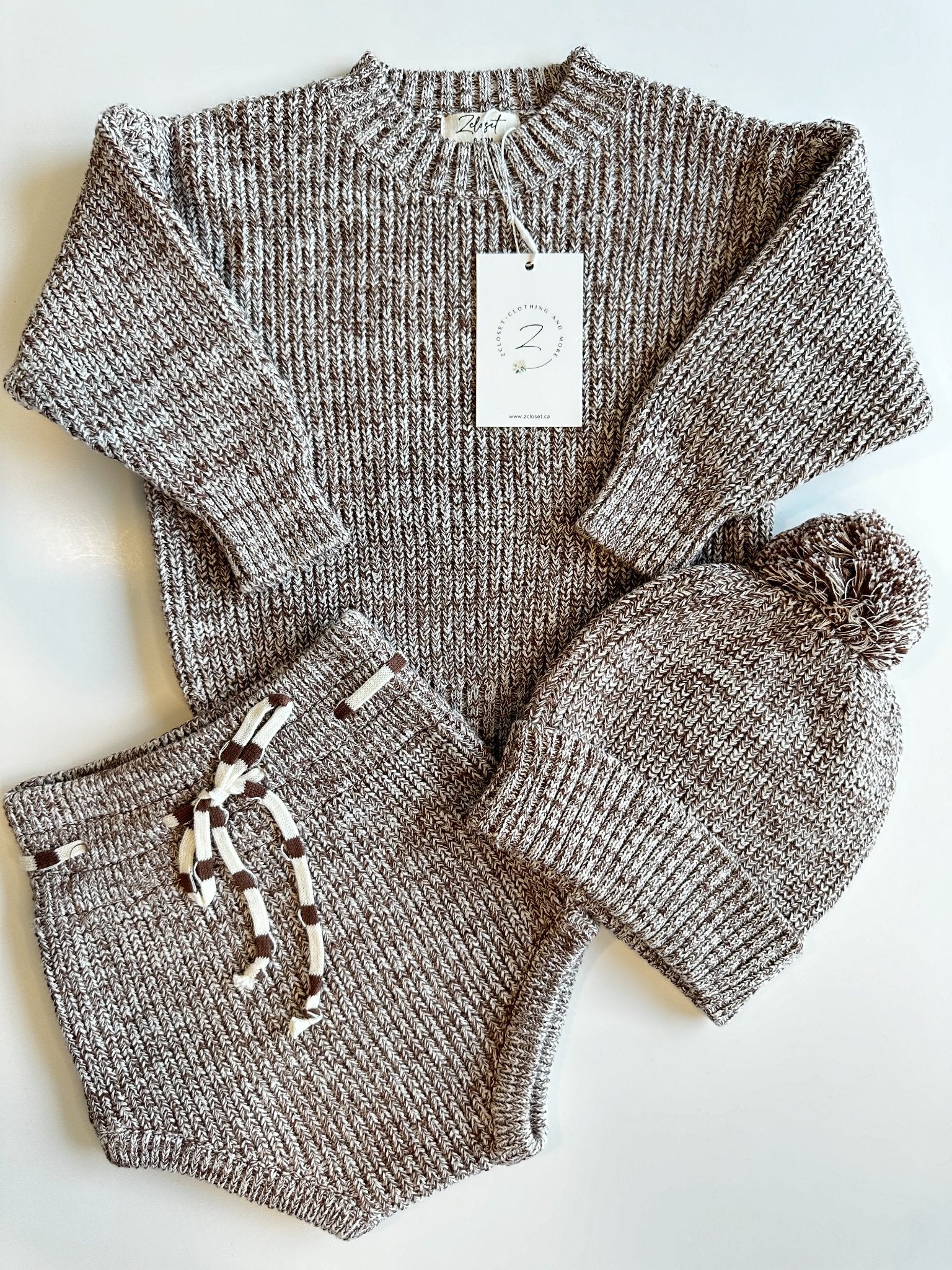 Zcloset - PureJoy Set (Sweater, Short &Hat) - 1