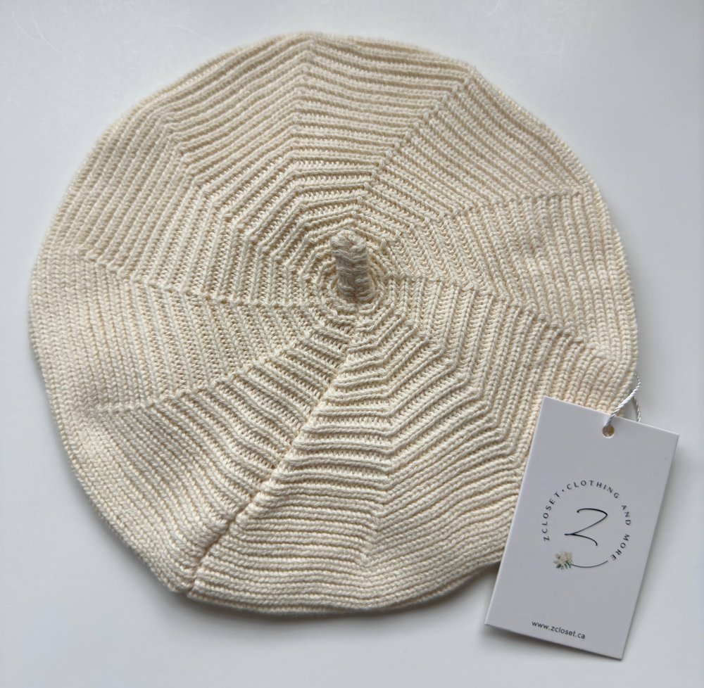 Ivory Beret - 2
