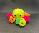 Crafts By Judster - Octopus Bright Yellow w/Colourful Tentacles - 1