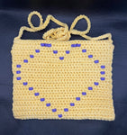 Crafts By Judster - Yellow Heart Bag - 1