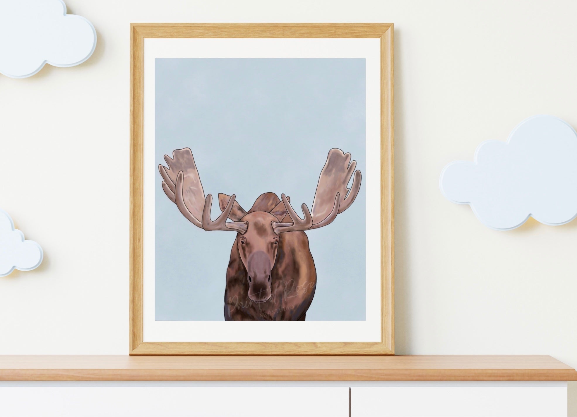 Painted Rose Art Studio: Woodland Animal Art Print - 1