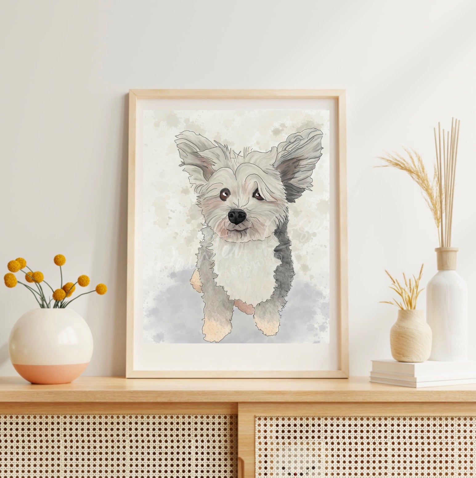 Painted Rose Art Studio: Pet Portrait Art Prints - 7