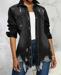 Crooked Charlie-Jacket (Randi Rye Denim Tunic Bomber) - 1