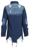 Crooked Charlie-Jacket (Randi Rye Denim Tunic Bomber) - 5