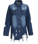 Crooked Charlie-Jacket (Randi Rye Denim Tunic Bomber) - 7