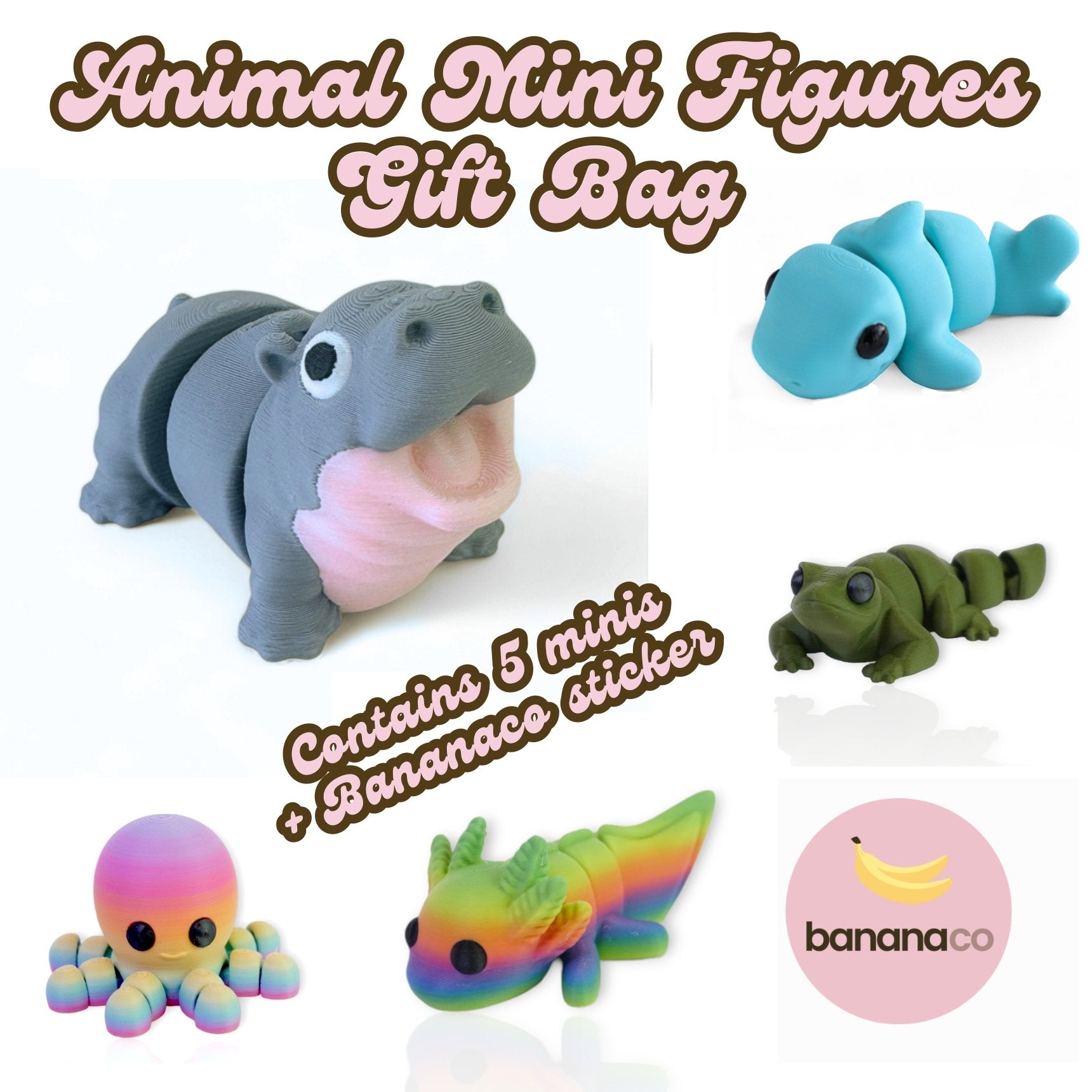 Bananaco - Mini Figures (Classics) - Set of 5 - 1