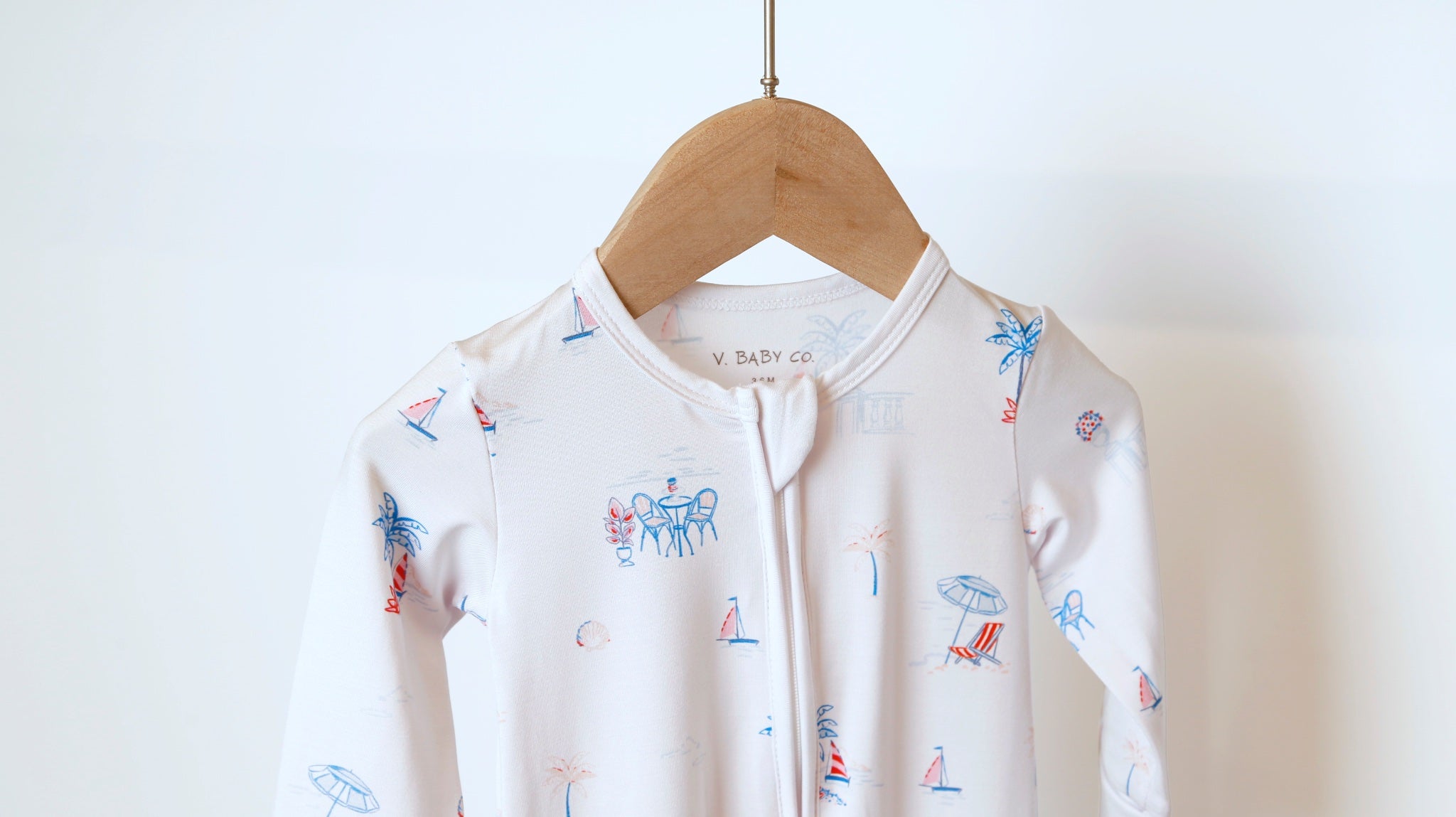 V Baby Co - Beachside Collection Onesie - 1