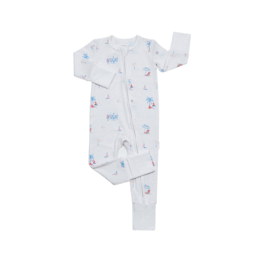 V Baby Co - Beachside Collection Onesie - 2
