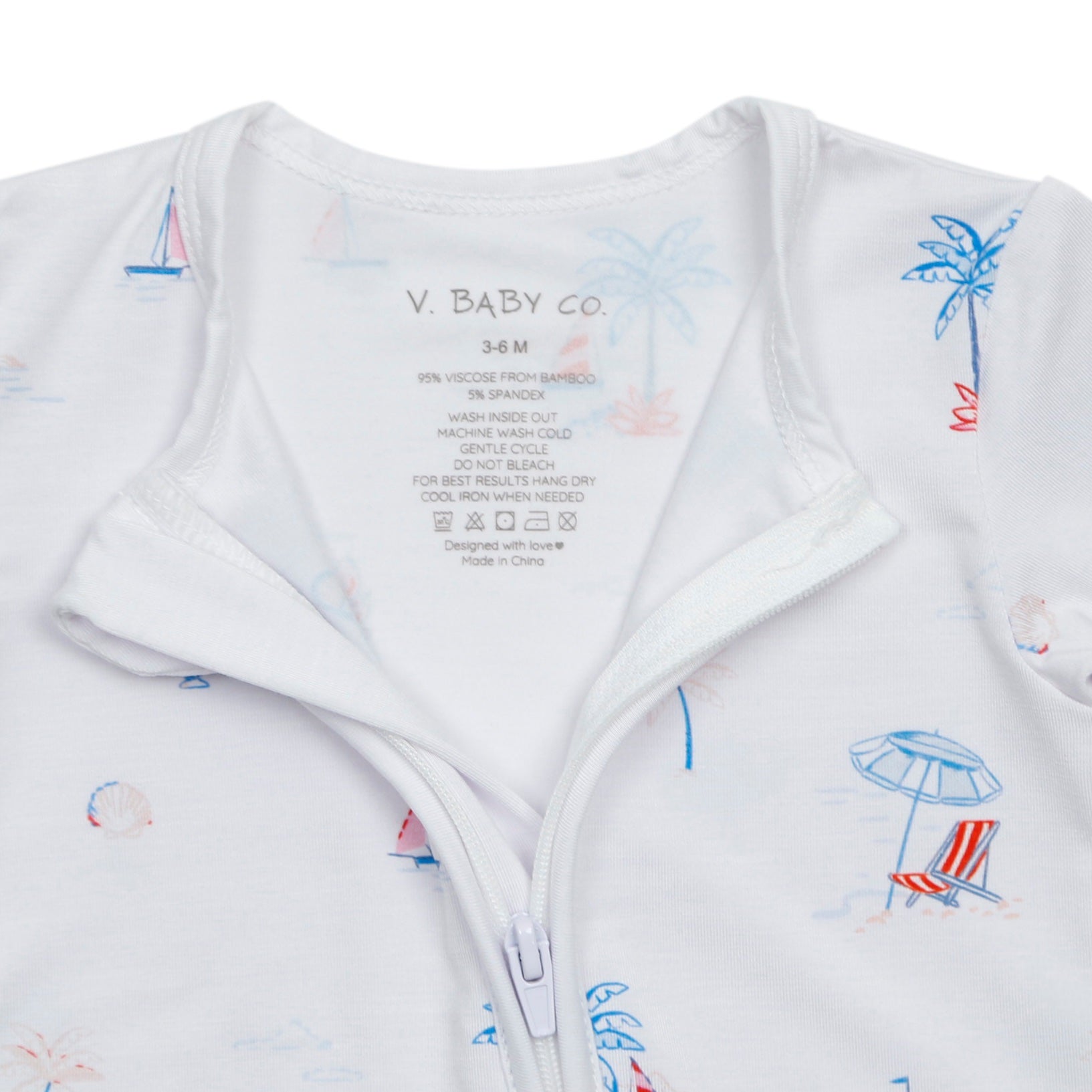 V Baby Co - Beachside Collection Onesie - 3