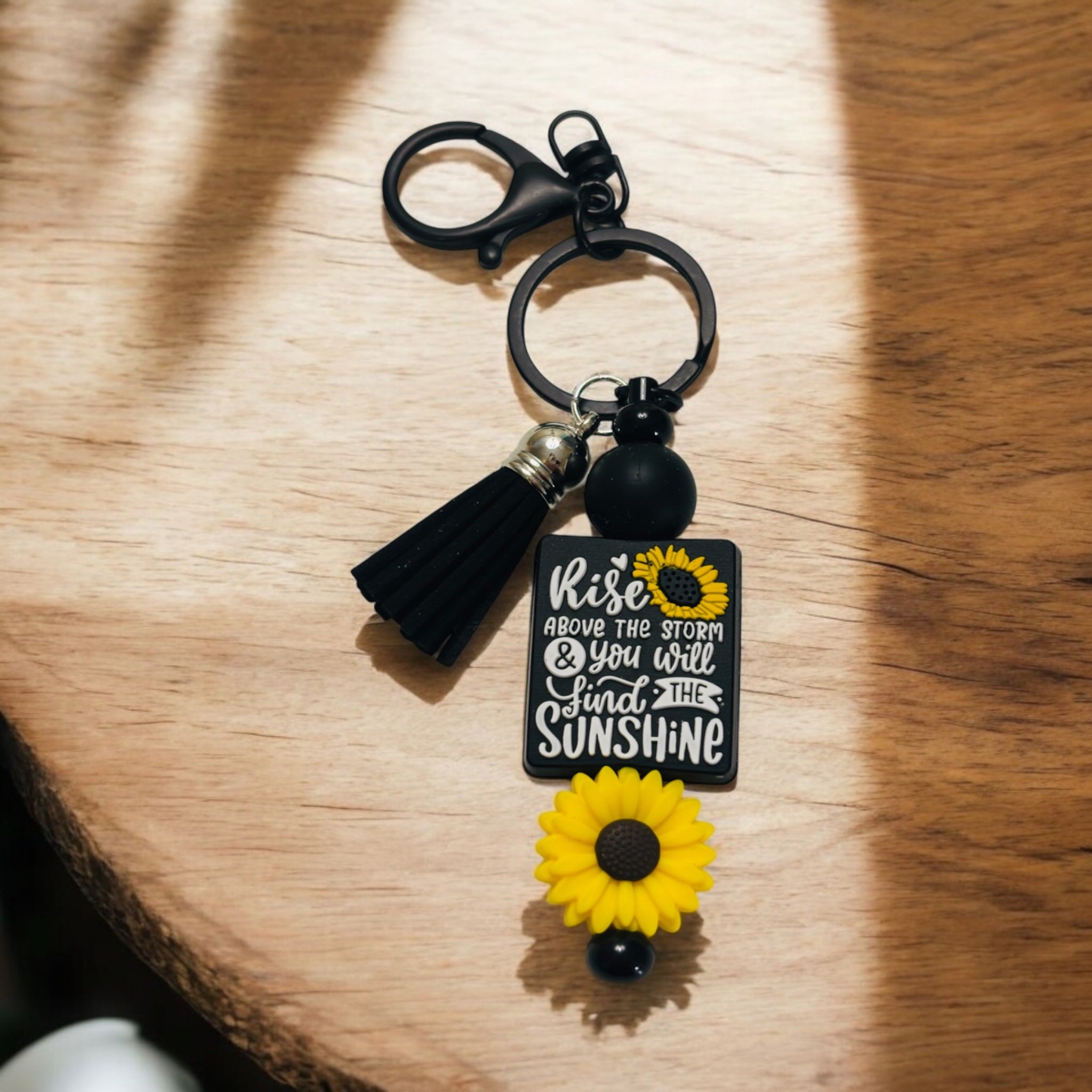 Cheeky Tags- Keychain- Rise Above the Storm - 1