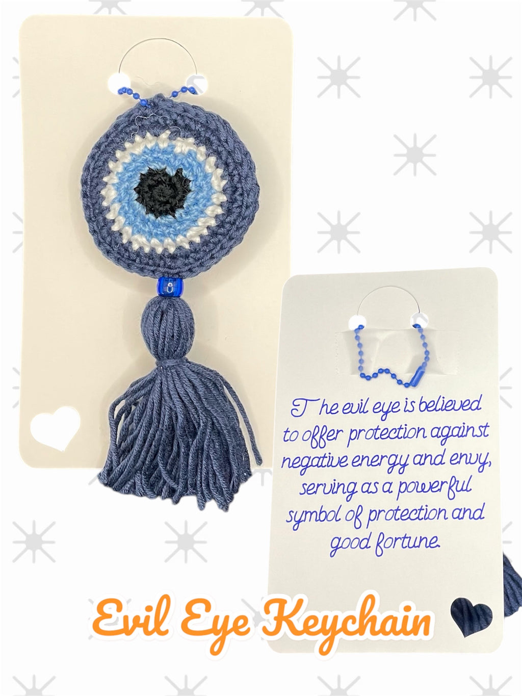 Crafts By Judster - Evil Eye Keychain - 2