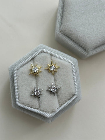Second Aura - Studs - North Star Sparkle Studs