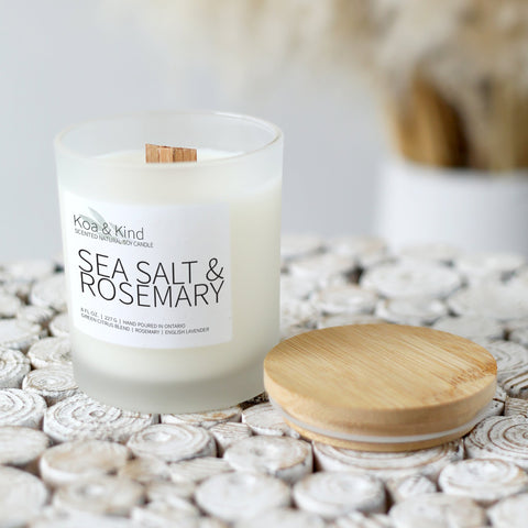 Koa & Kind - Sea Salt & Rosemary 8OZ Candle