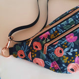 originalEcreations - large 2 zipper cross body purse