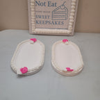 Blu Bowl Bakery - Oval Cake Coaster