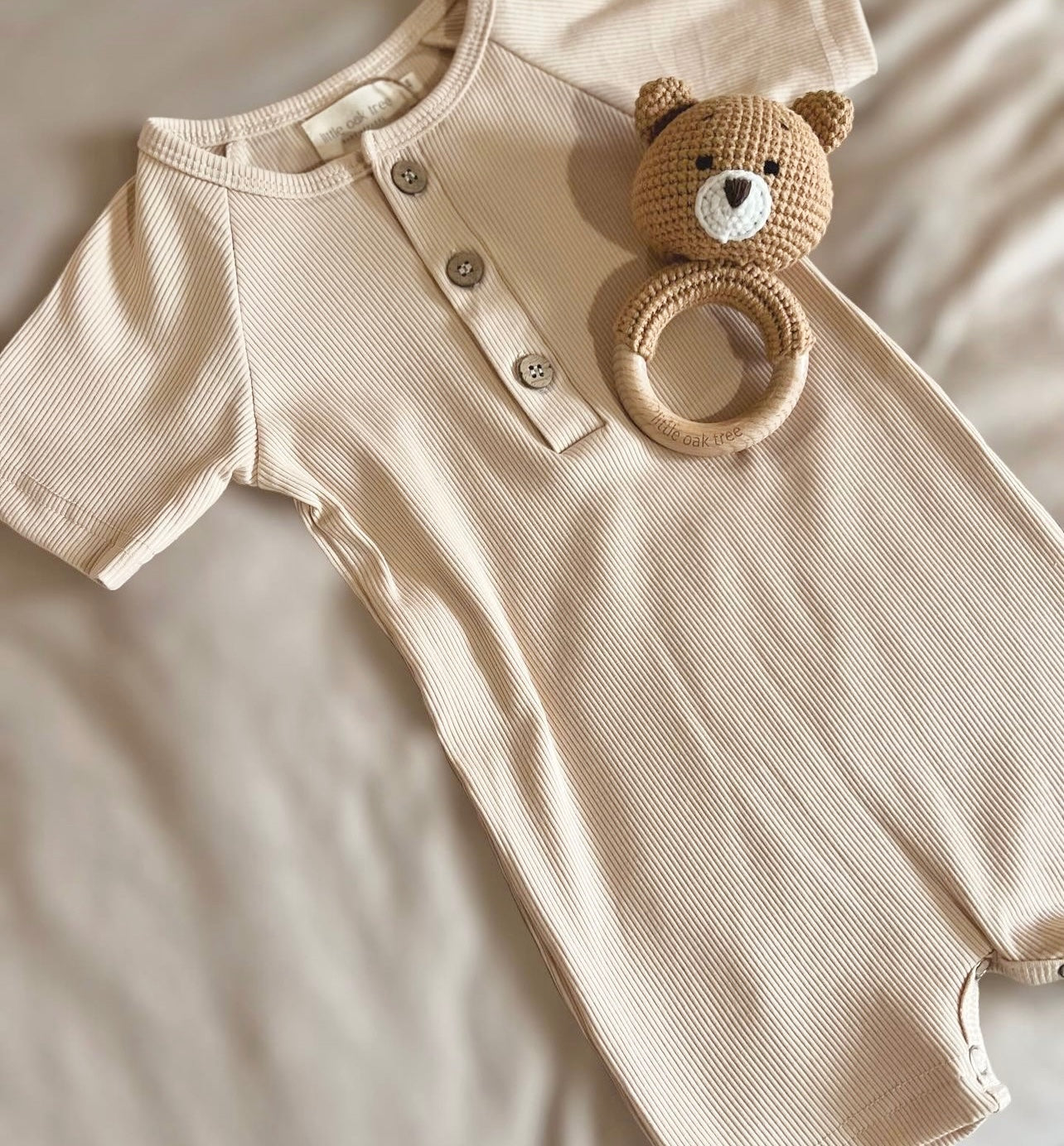 024 - Ribbed Bamboo Neutral One Piece