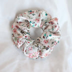 Tana's Scrunchies - Woodland Floral Satin Scrunchie
