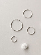 Moon Jewellery - Plain Hoops and Huggies