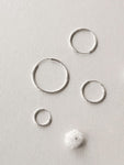 Moon Jewellery - Plain Hoops and Huggies