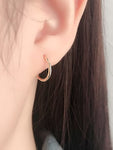 Moon Jewellery - Plain Hoops and Huggies