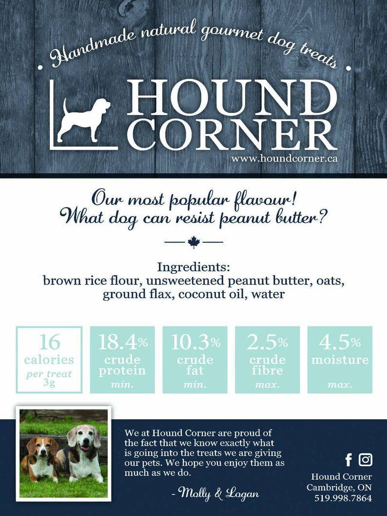 The Handmade House - Peanut Butter Dog Treats