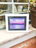 “Cotton Candy Skies” Framed Watercolour Painting - 2