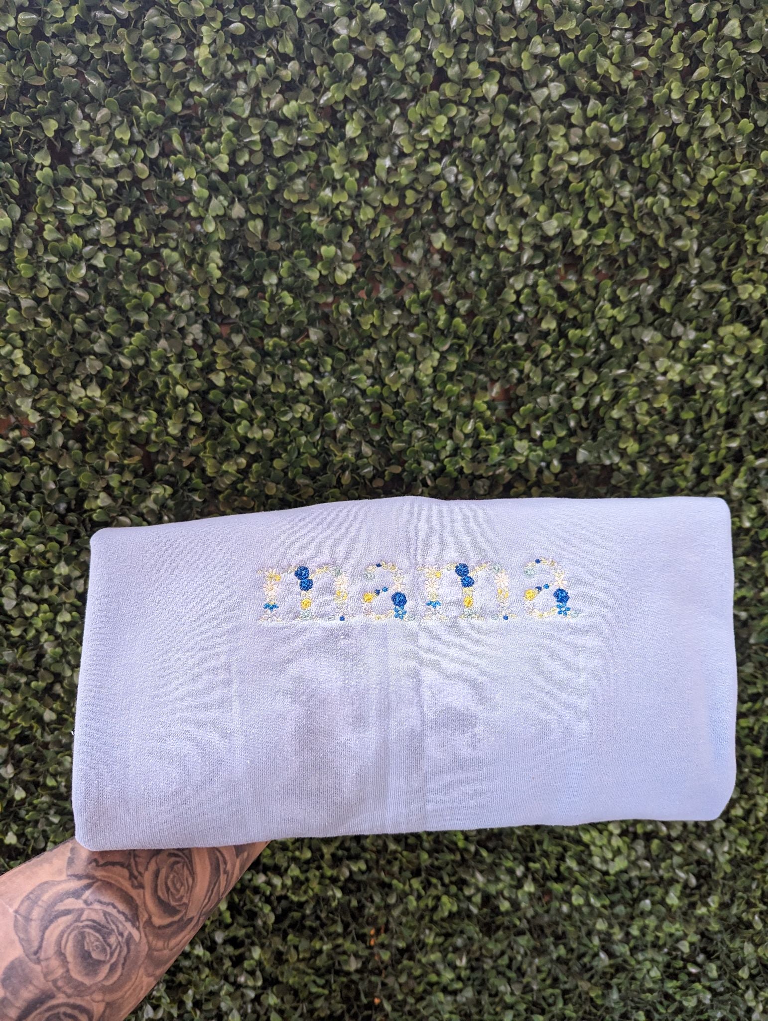 TreasuresbyThread - Blue Floral Mama - 1