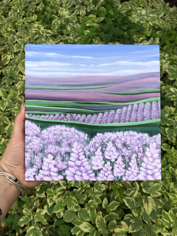 “Lavender Dreaming” Landscape Painting - 1