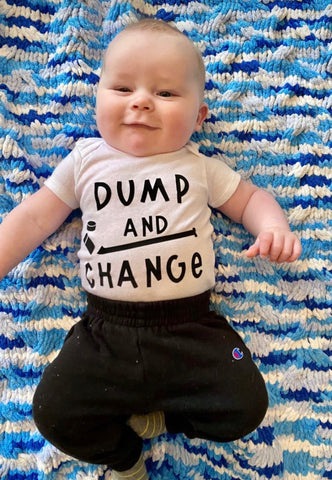 Minis by Meg - Dump and Change Baby Onesie - 1