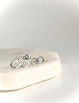 Atelier Ayana - “For Like Ever” Infinity Studs in Sterling Silver - 1