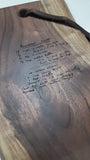 The Infinity Woodbox - custom order recipe board  - 4